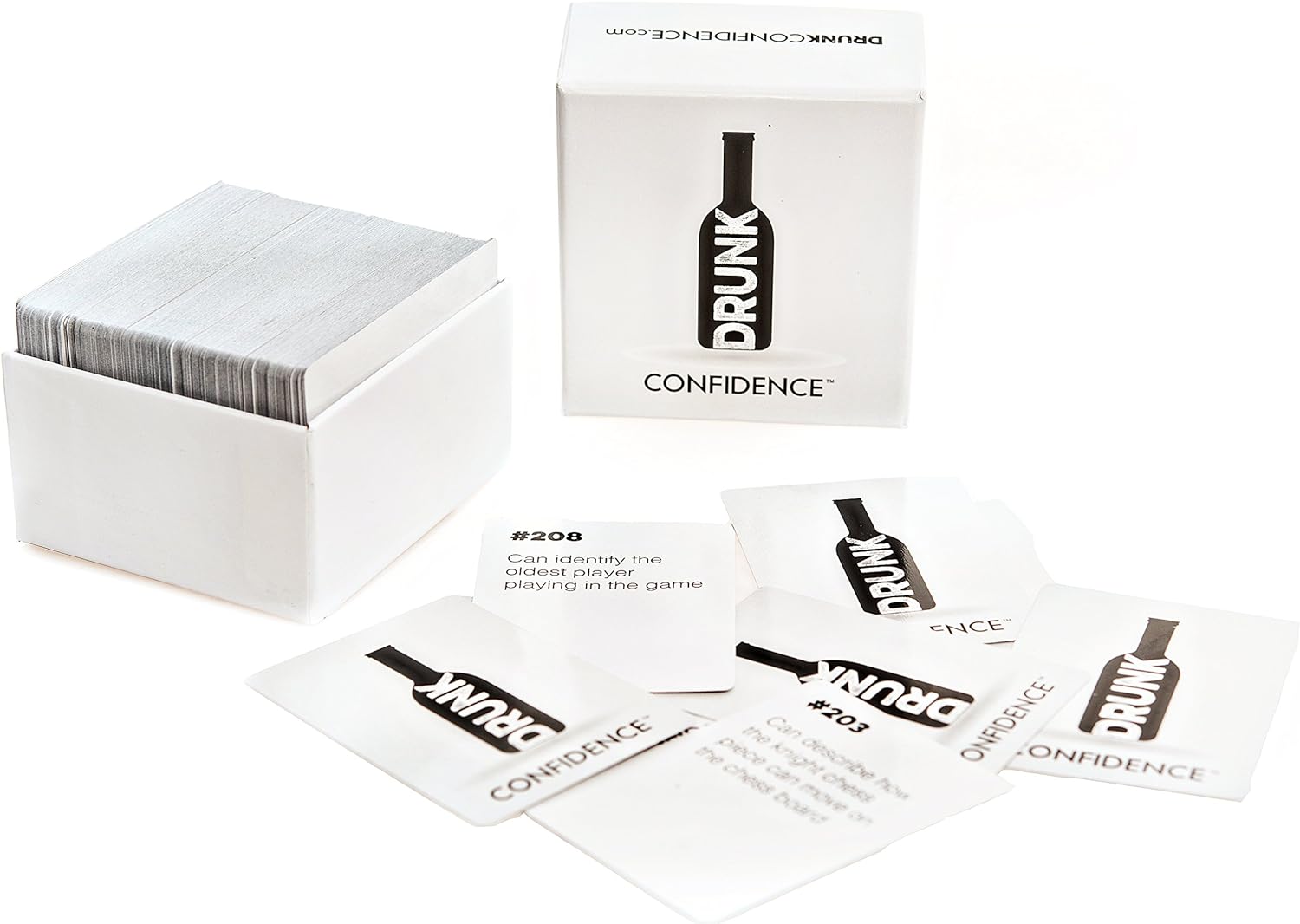 DRUNK CONFIDENCE Party Game - an Adult Party Game for You and Your Overconfident Friends. DRUNK CONFIDENCE Party Game - an Adult Party Game for You and Your Overconfident Friends.